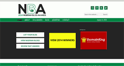 Desktop Screenshot of nigerianblogawards.com