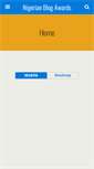 Mobile Screenshot of nigerianblogawards.com